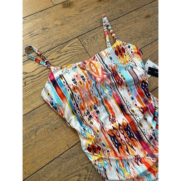 La Blanca Desert Dream Lingerie One Piece Desert Dream Multi Womens Size 14 - Picture 5 of 10